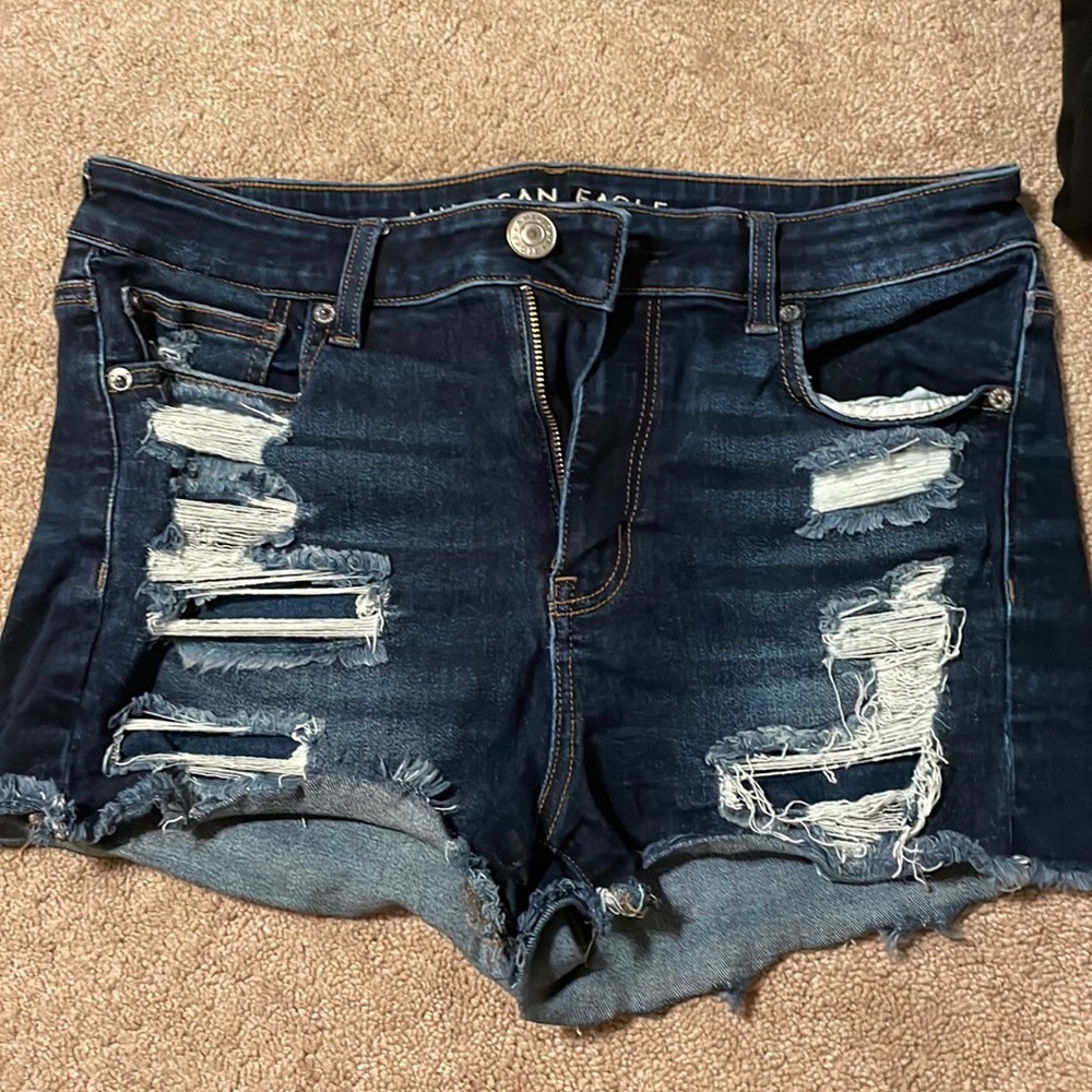 American eagle next level stretch hi-rise shortie